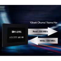 HI-LEVEL 120GB 2,5'' SATAIII 550-530 ULTRA SERI SSD