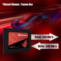 STORMAX 480GB 2,5'' SATAIII 530-500Mb/s RED SERIES SSD