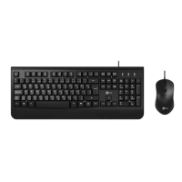 Lenovo Lecoo CM105 USB Kablolu Türkçe Q Klavye & Mouse Set Siyah