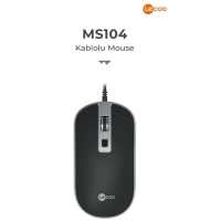 Lenovo Lecoo MS104 USB Kablolu 1600DPI 4 Tuşlu Optik Mouse