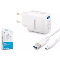 Nodar Nd1010 Usb To Type-C Fast Şarj Seti Q.C 3.0 3.4A 18W