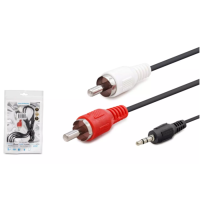 AUX TO 2RCA KABLO 1.2MT