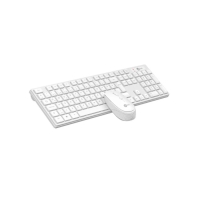 Lenovo Lecoo KM2001 Kablosuz Türkçe Q Klavye & Mouse Set Beyaz