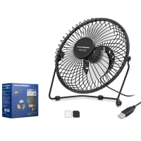 HDX7252 USB Metal Vantilatör 18 cm Siyah
